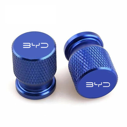 Chrome Aluminum Tire Valve Stem Caps – Set of 4 | 6 Colors