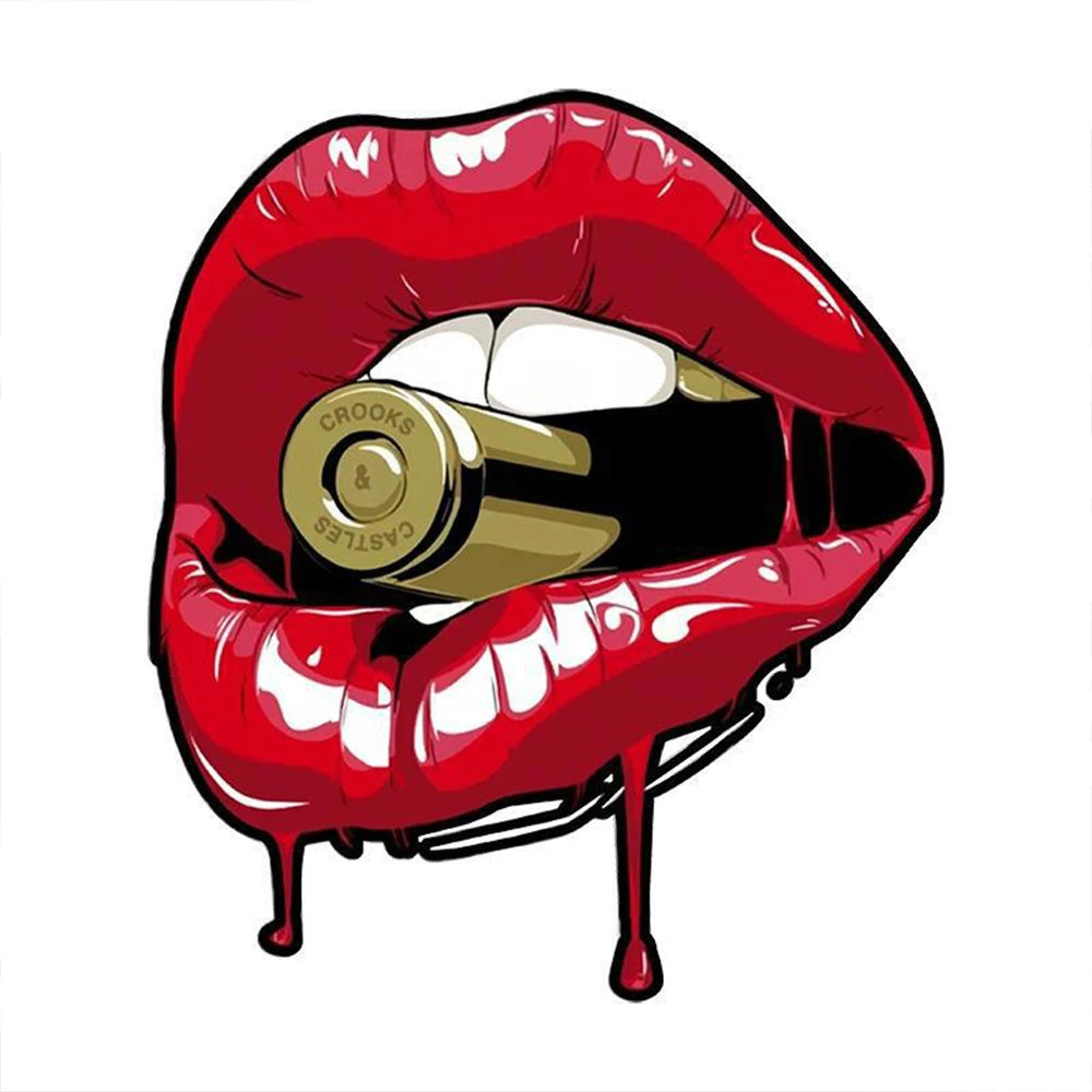 Car Door Handle Decal - 17 x 15 cm PVC Accent