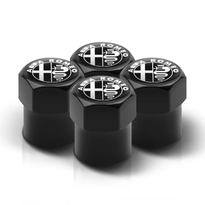 3D Aluminum Tire Valve Caps – Car Wheel Accessories (Set of 4)
