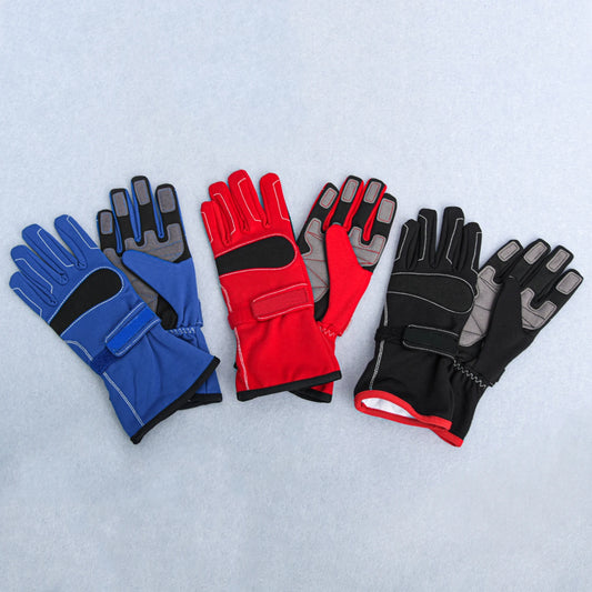 Breathable Karting Gloves – Full Finger, Nylon, M / L / XL