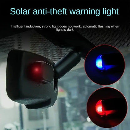 Solar Car Security Light – LED Fake Alarm Strobe Anti-Theft Warning