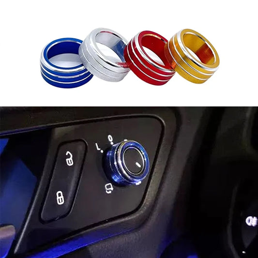 1. Copertura Decorativa per Pulsante della Manopola di Regolazione Specchietto Retrovisore per VW Volkswagen POLO GTI Golf 4 5 6 7 8 Seat Ibiza 2018 2019 2021 2022