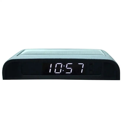 Solar Car Clock Stick-On Digital Watch 24H Auto Brightness