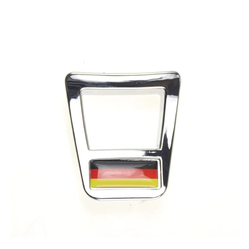 Steering Wheel Cover Sticker – Tricolor ABS Interior Trim Accessory