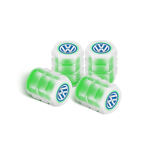 Fluorescent Car Tire Valve Caps – Glow in the Dark, ABS, 4pcs