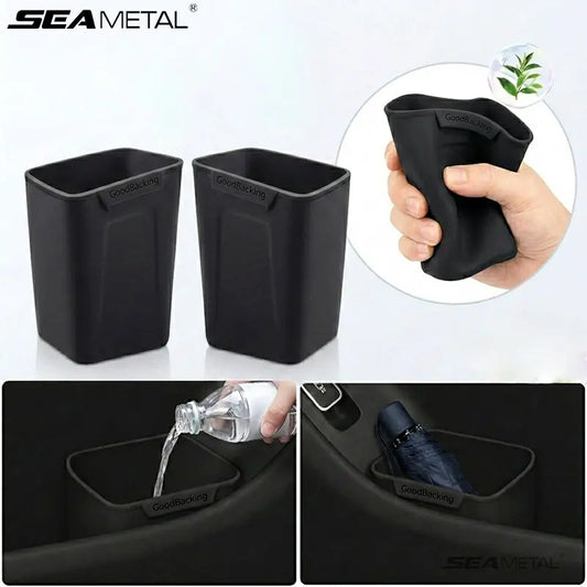 Silicone Car Door Trash Can | Clip-On Organizer