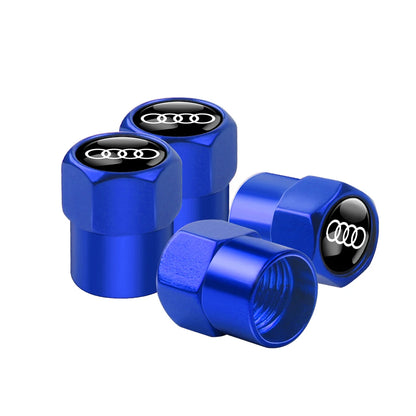 4Pcs Metal Valve Cap Sline Style
