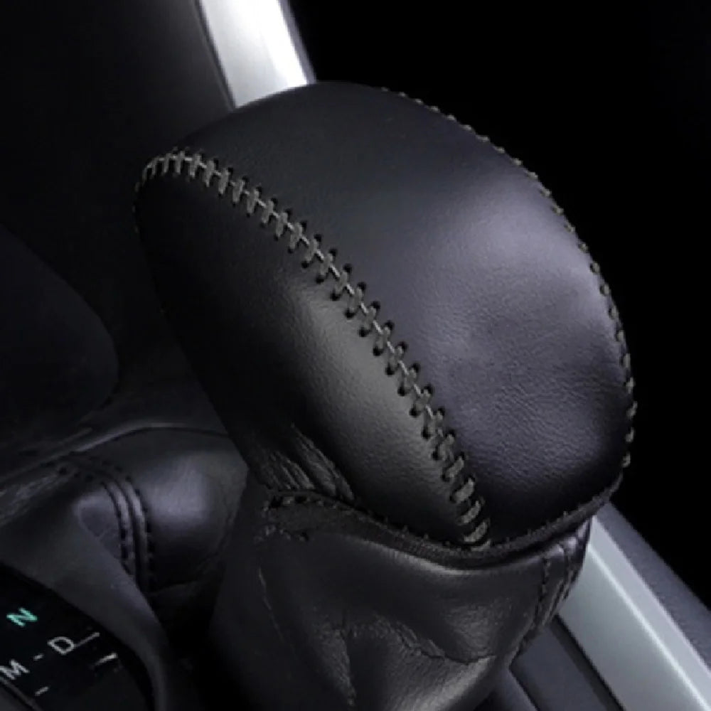 Gear Shift Knob Cover Leather