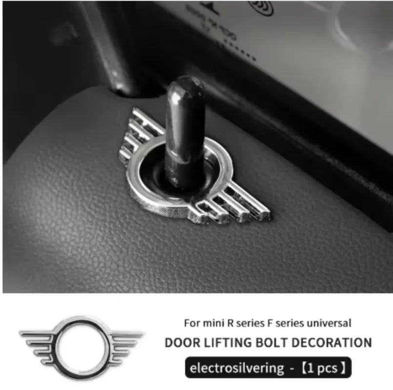 Metal Door Button Decoration Sticker - Interior Accent Trim