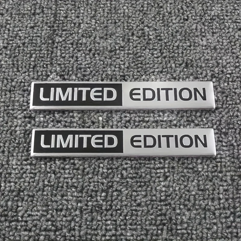 3D Metal Racing Sport Emblem Badge Sticker – 2 Pcs Car & Moto Decal