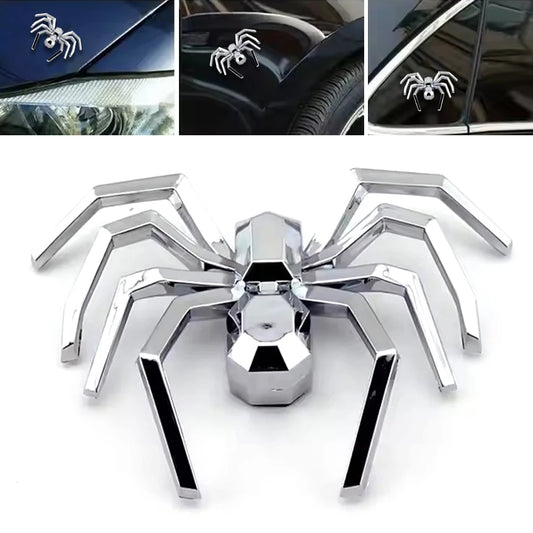 3D Spider Car Emblem Sticker