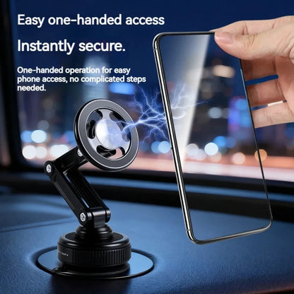 Universal Vacuum Suction Magnetic Phone Holder 360° Foldable Mount