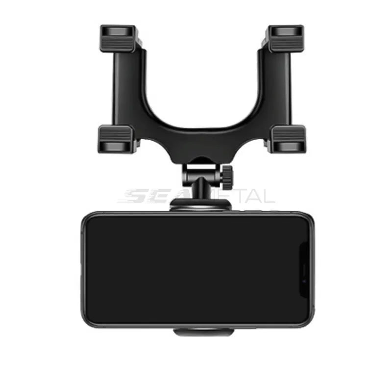Rearview Mirror Phone Holder with 360° Rotation