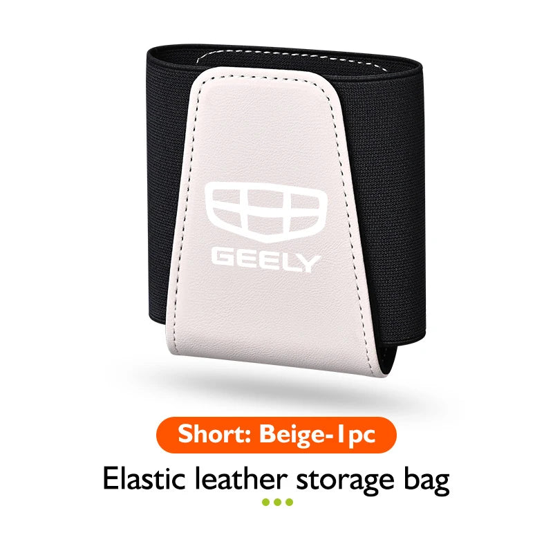 Car Seat Side Pocket Storage Bag – Elastic Leather Organizer