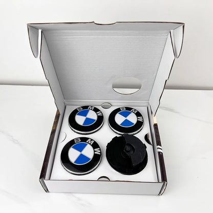 4Pcs Floating Wheel Hub Center Caps 56mm 68mm – 50th Anniversary Edition