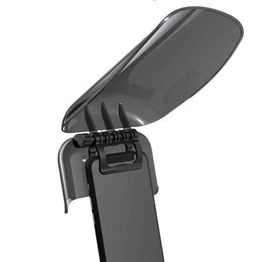 Phone Mount Sun Shade Visor – Anti-Glare Rain Shield for Motorcycle & E-Bike