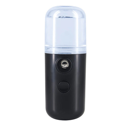 Mini USB Cool Mist Humidifier – Portable 30ml Rechargeable Face Sprayer for Car, Home & Office