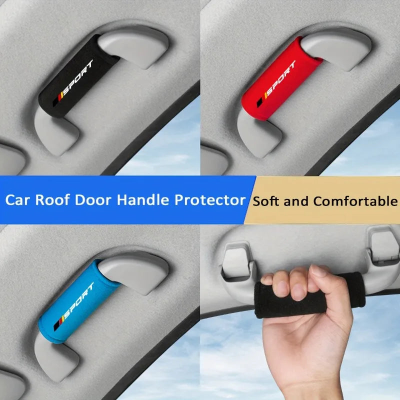 Plush Car Door Handle Cover | Soft Armrest Protector