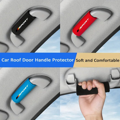 Plush Car Door Handle Cover | Soft Armrest Protector