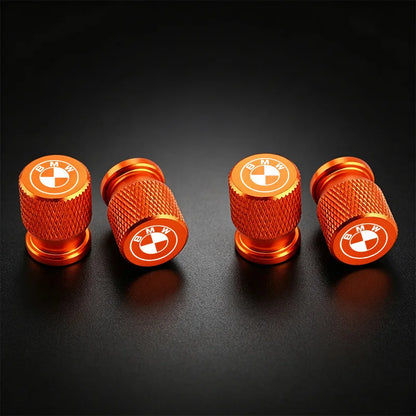 Aluminum Tire Valve Stem Caps – Set of 4 | Dustproof & Waterproof