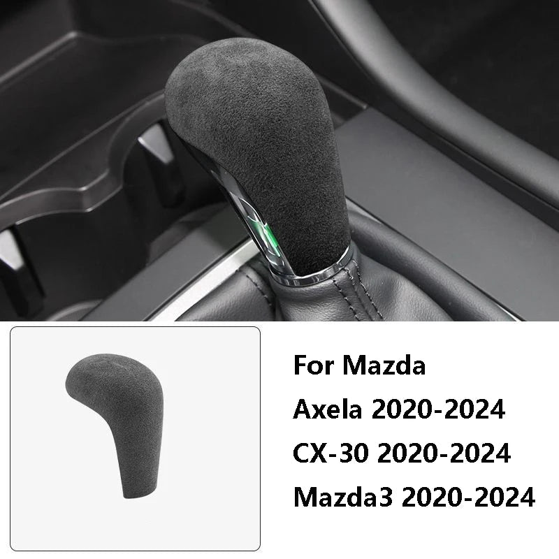 Car Gear Shift Knob Cover Suede