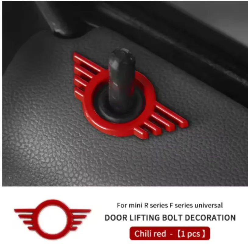 Metal Door Button Decoration Sticker - Interior Accent Trim