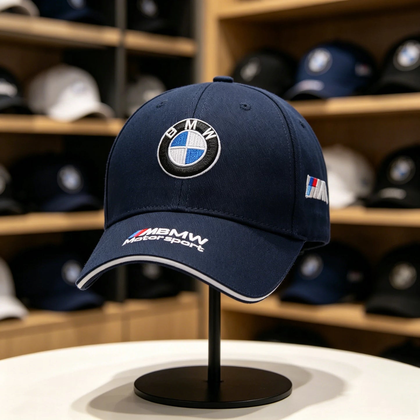 Motorsport Embroidered Baseball Cap – Cotton Sports Hat