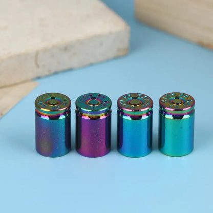 Aluminum Alloy Tire Valve Stem Caps Set of 4 | Universal Fit