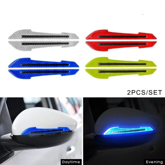 Reflective Car Mirror Warning Strip Stickers