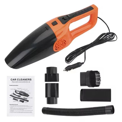 Portable Car Vacuum Cleaner 120W – Wet & Dry Dual-Use 12V