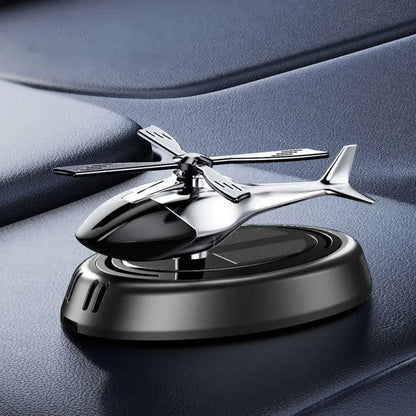 Solar Rotating Helicopter Car Air Freshener – Dashboard Diffuser