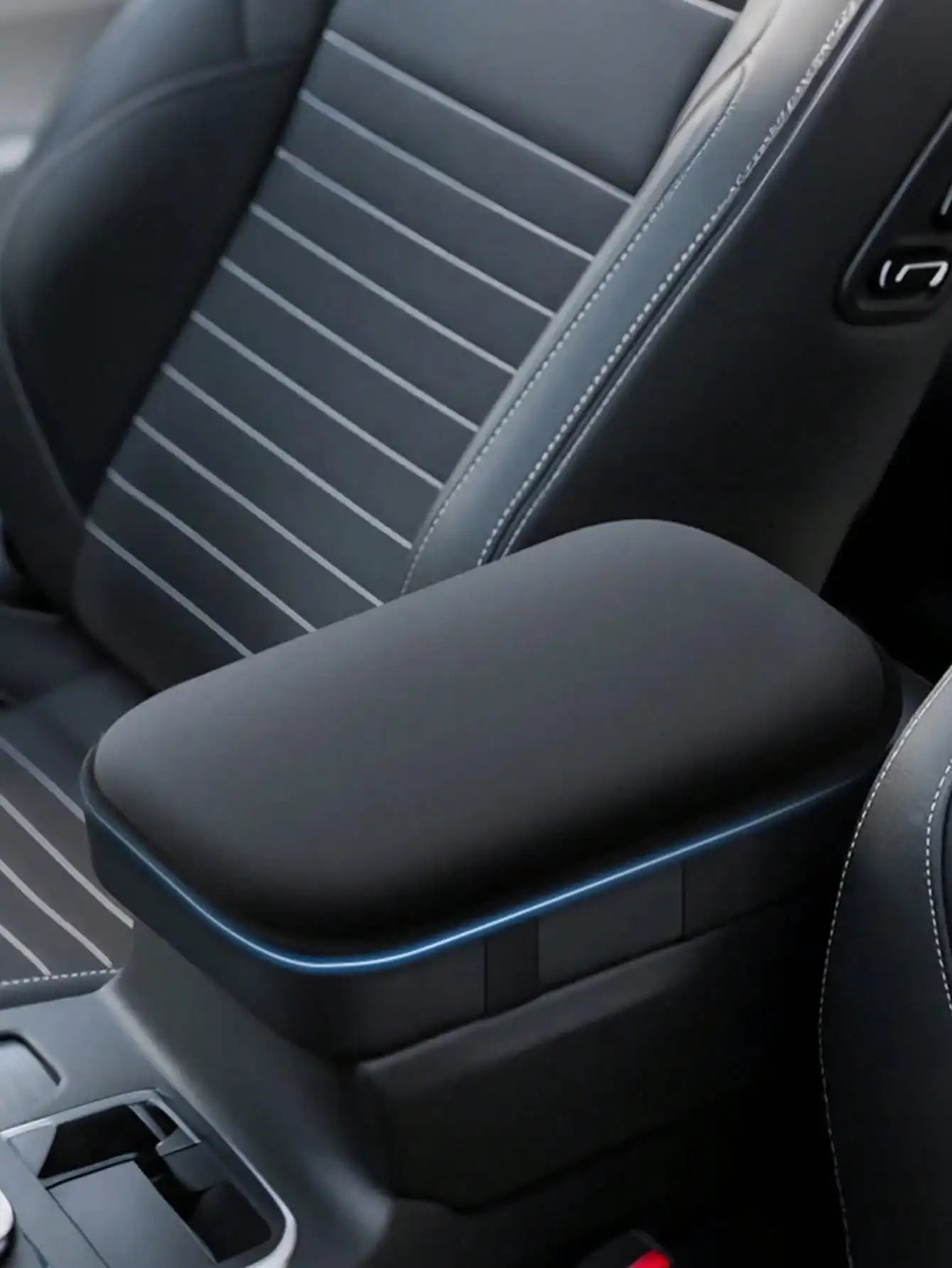 Car Armrest Pad Thickened Velvet