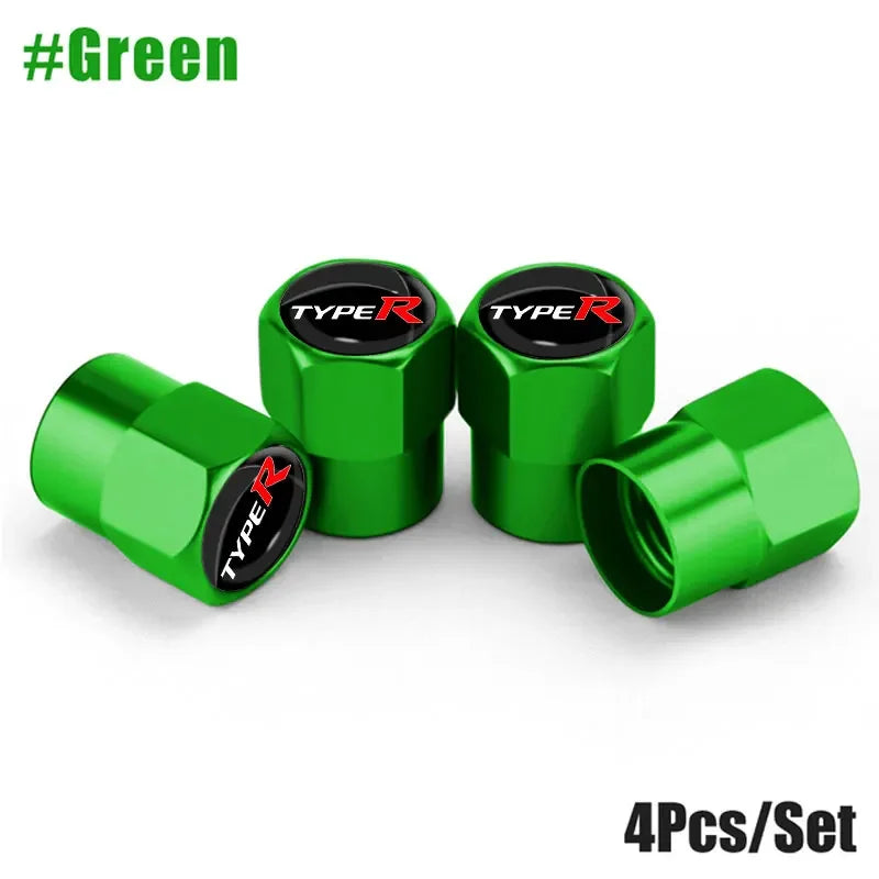 4PCS Type R Valve Caps