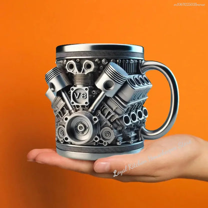 V6/V8 Engines Themed Mug