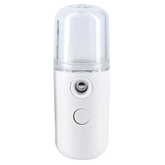Mini USB Cool Mist Humidifier – Portable 30ml Rechargeable Face Sprayer for Car, Home & Office