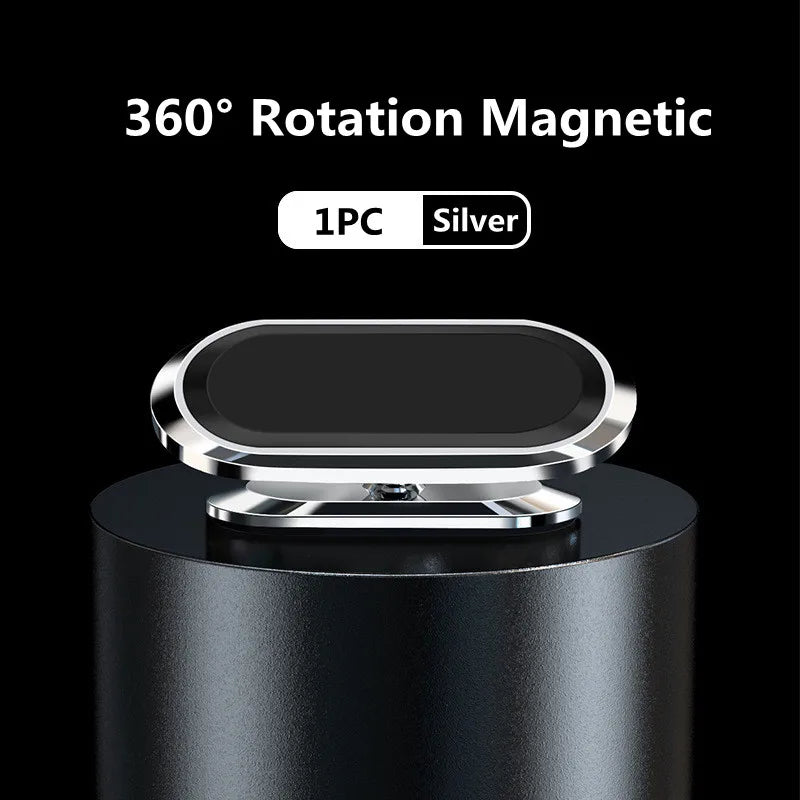 Magnetic Car Phone Holder 360° Adjustable Arm – Air Vent & Dashboard Mount
