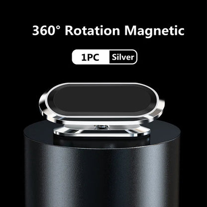 Magnetic Car Phone Holder 360° Adjustable Arm – Air Vent & Dashboard Mount