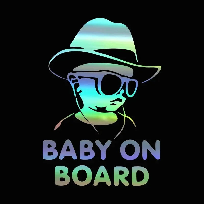 Baby on Board Car Sticker - Waterproof PVC Decal