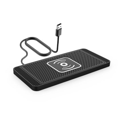 15W Wireless Car Charger Pad – Qi Fast Charging for iPhone & Android