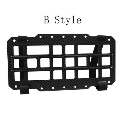 Car Visor Organizer - Carbon Fiber MOLLE Panel