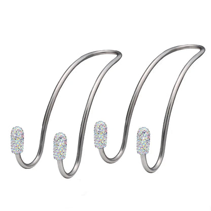Rhinestone Car Headrest Hook | Bling Bag Hanger for Car Seat