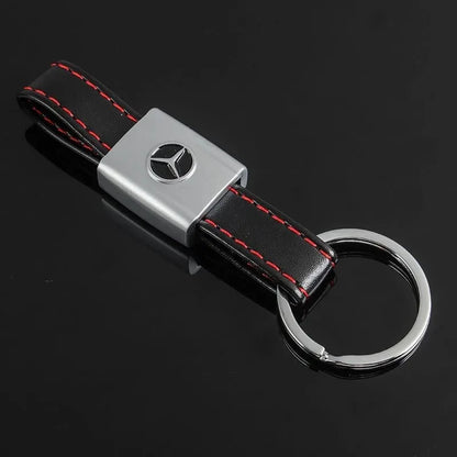High Quality Metal Leather AMG Keychain