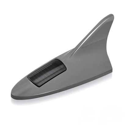 Car Solar LED Anti Collision Light Shark Fin Antenna