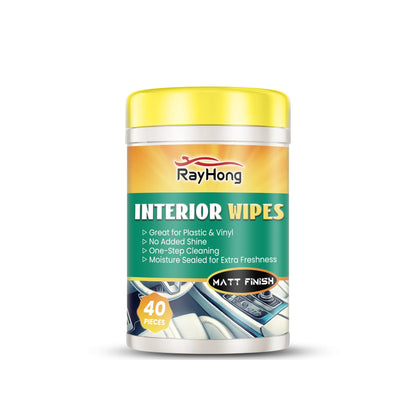 Car Interior Cleaning Wipes – Matt Finish, Oil & Stain Remover