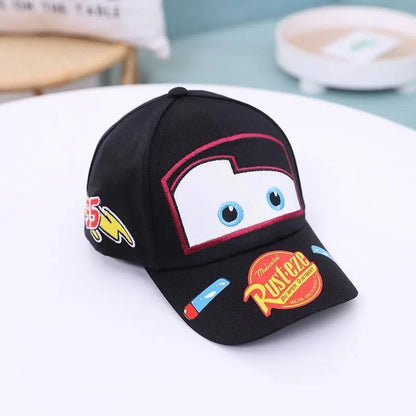Cartoon Racing Kids Baseball Cap