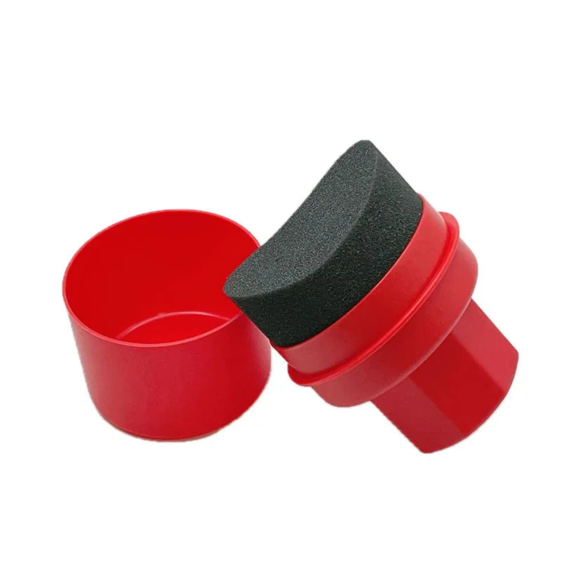 Wheel Polishing & Waxing Curved Tire Sponge