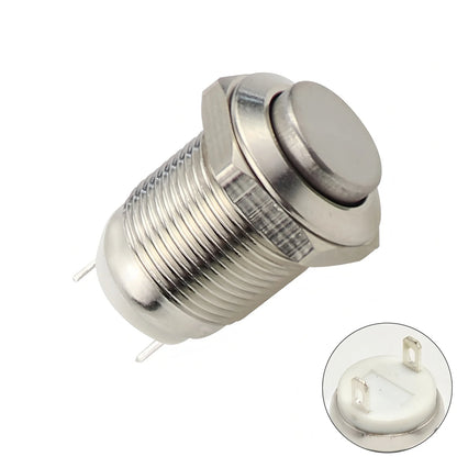 12mm Waterproof Metal Momentary Push Button Switch
