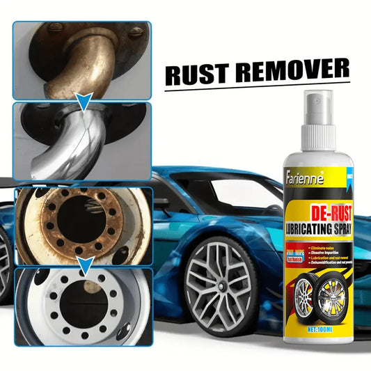 Rust Remover Spray for Car Wheels & Metal – Powerful De-Rust Cleaner