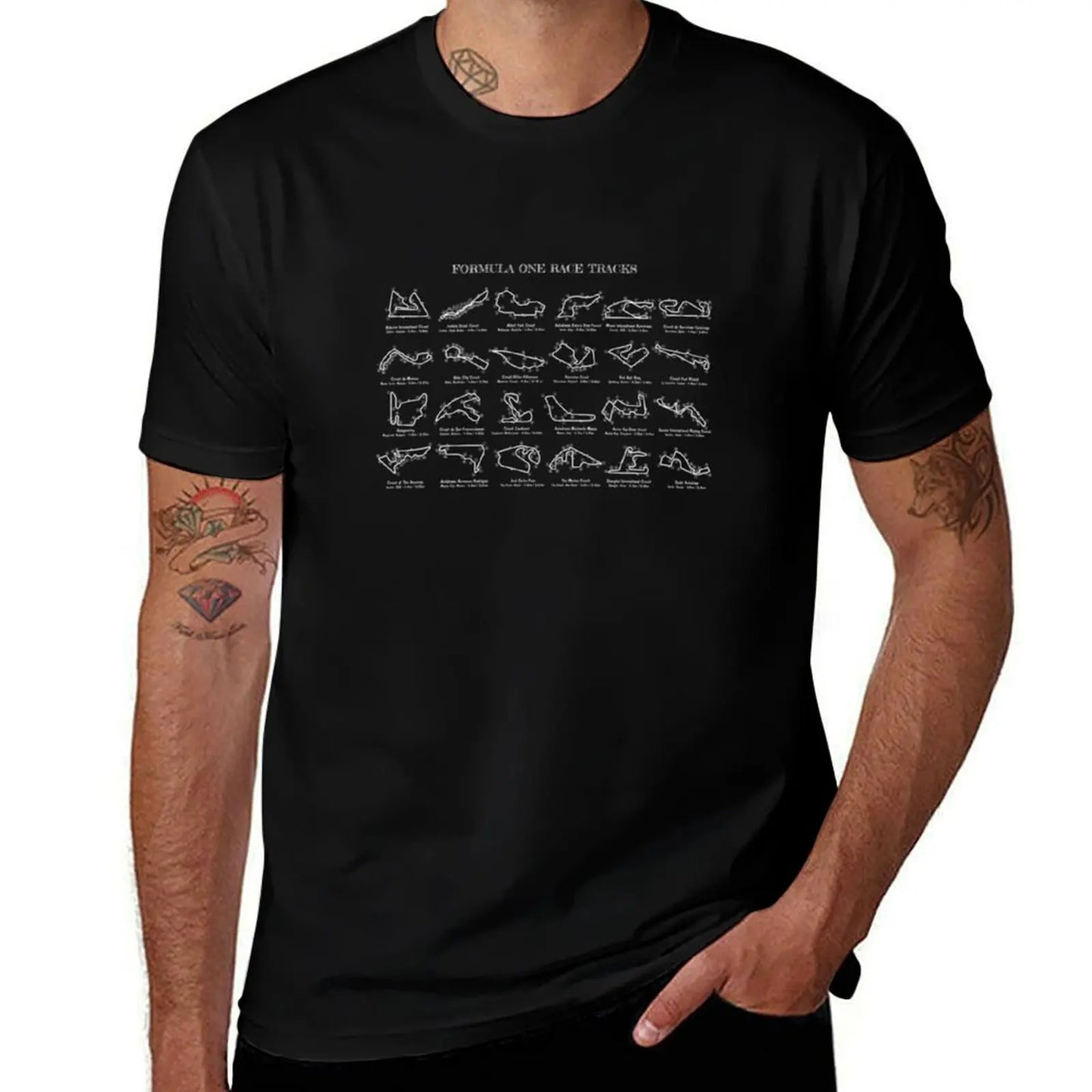F1 Race Tracks T-Shirt