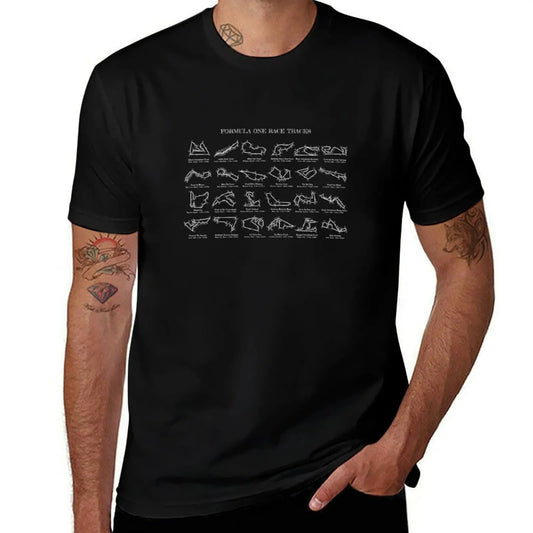 F1 Rennstrecken T-Shirt